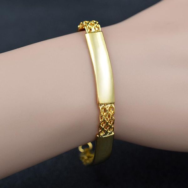 

sunny jewelry trendy jewelry round charm bracelets for women link chains for party wedding water wave bracelets findings, Golden;silver