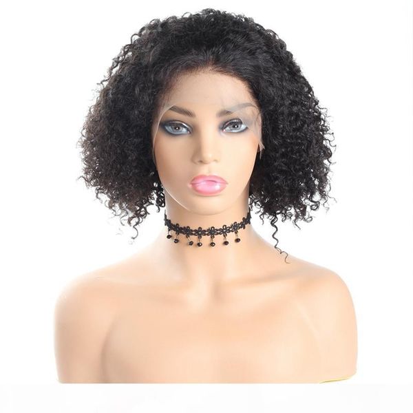

short bob curly wigs deep curly bob wig short wig indian kinky curly human hair lace front wigs brazilian human hair wigs, Black;brown