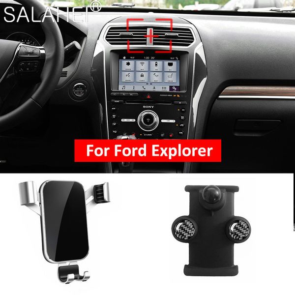 

for ford explorer -2019 xlt interior dashboard stand mobile phone holder accessories
