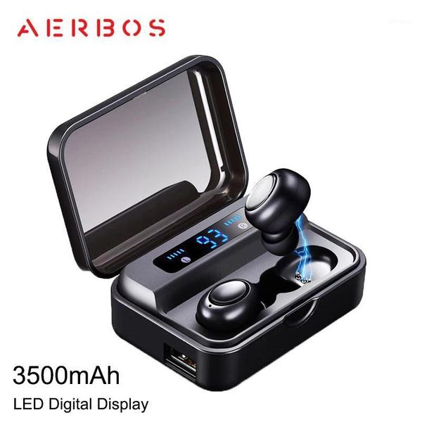 

aerbos tws 5.0 wireless bluetooth headphones led digital display 9d stereo headset magnetic earbuds with microphone power bank1