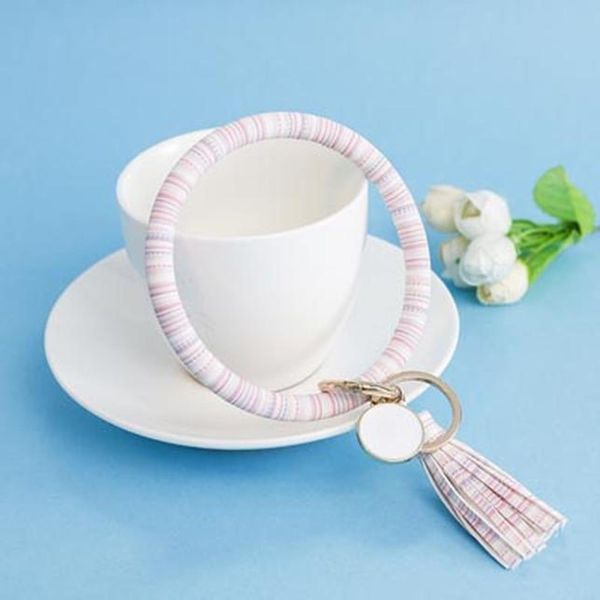 

fashion ring pu leathe tassel keychain gifts for women llaveros mujer car bag accessories keyring jewelry accessory ch3594 h jlltrj