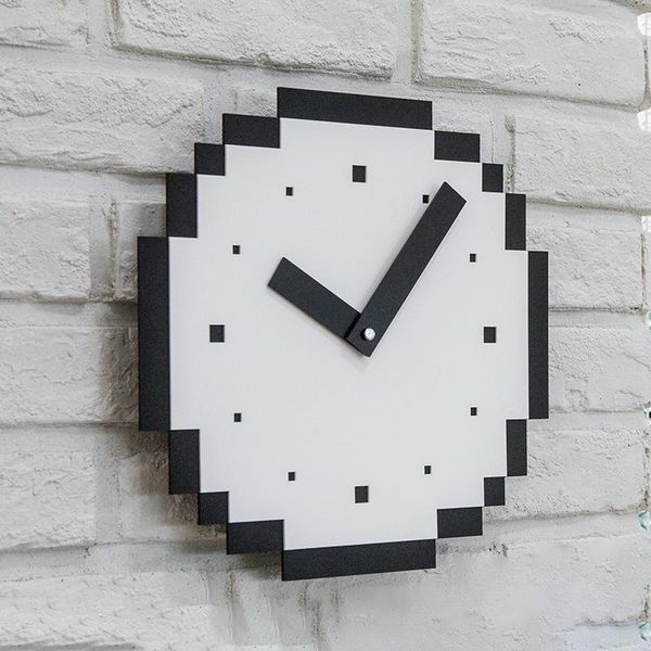 

wall clocks clock relogio de parede modern acrylic digital wooden design pendule murale decorative1