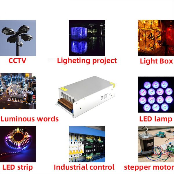 

lighting transformer ac 230v 240v 220v to dc 12v 24v 36v 48v power adapter 800w 1500w cctv switch driver power supply swy wmtuot petsyard