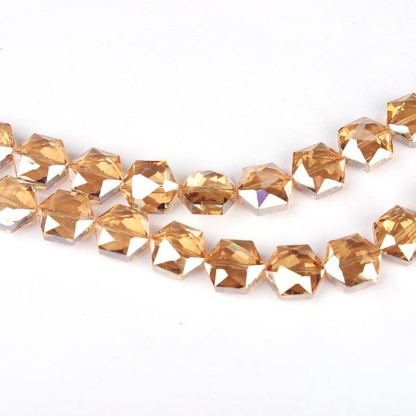 

10pcs lot 14mm champagne gold crystal beads geometric stars loose beads jewelry necklace for diy jewelry making accessories wmtbip bdesybag, Black