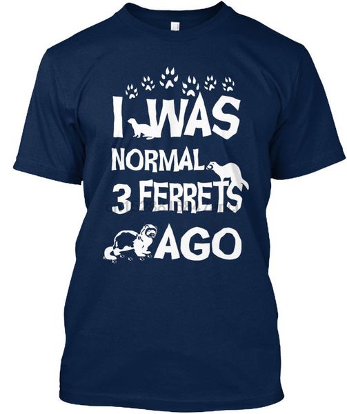

i was normal 3 ferrets ago ago standard print harajuku short sleeve 2018 new arrival sport hooded sweatshirt hoodie t shirt