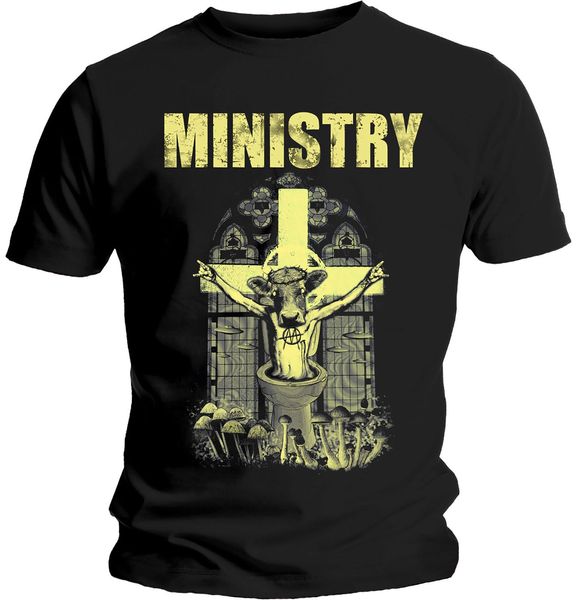 

ministry 'holy cow' new & official o neck fashion casual print comfortable tee sport hooded sweatshirt hoodie men t shirt