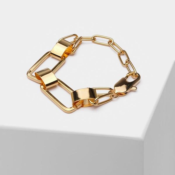 

link, chain amorita boutique geometric exaggeration bracelet, Black