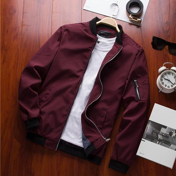 

april momo 2020 spring new men's bomber zipper jacket male casual streetwear hip hop slim fit pilot coat jackets hombre outwear, Black;brown
