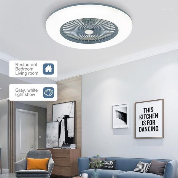 

ceiling fan with lighting remote control without battery 36w modern led ceiling light for bedroom living room dining room1