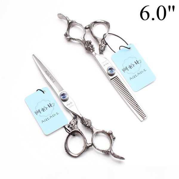 

6" 17.5cm япония 440c aqiabi парикмахерская резки ножницы филировочные ножницы для стрижки волос профессиональные парикмахерские ножницы a91