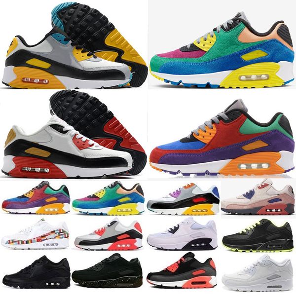 

athletic 2020 cushion 90s casual running shoes black white red men women sneakers classic triple trainer outdoor sports