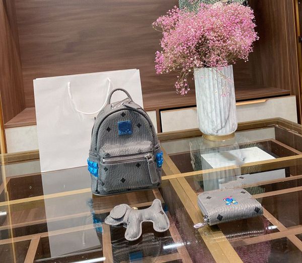 

рюкзак письма дизайнер рюкзак 3 шт. / комплект с кошелькой девушкой высокое качество моды стиль 3шт / набор 2020 новый стиль рюкзак женская