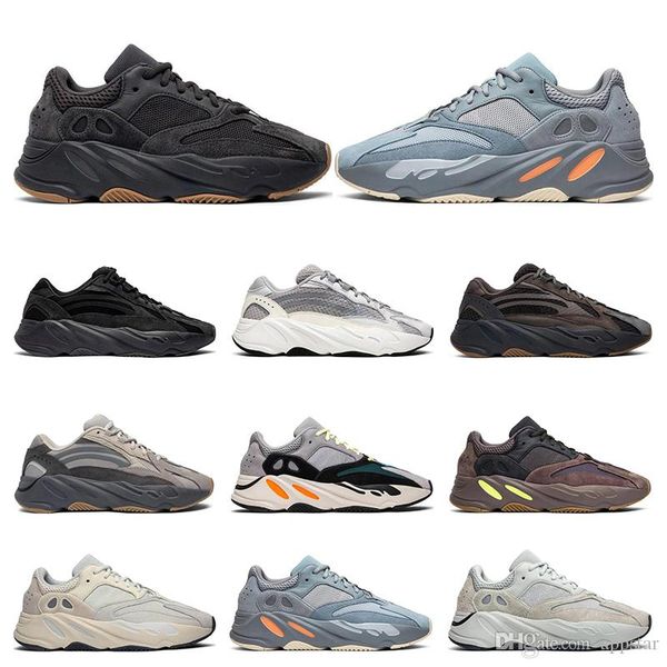 

2020 kanye west 700 shoes men womens utility black vanta tephra inertia salt start wave runner sports sneakers trainers size 36-46
