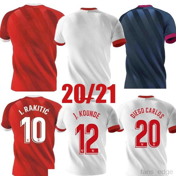

2020 2021 seville soccer jersey ever banega j.navas nolito de jong ocampos rakitic rodriguez custom 20 21 home away third football shirt, Black;yellow