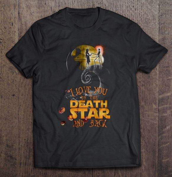 

men funny fashion i love you to the death star and back jack and sally hoodie designers t shirts sweatshirt