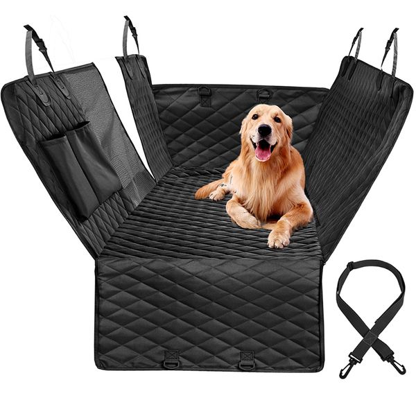 

dog car seat cover view mesh waterproof pet carrier car rear back seat mat hammock cushion protector with zipper pockets drop