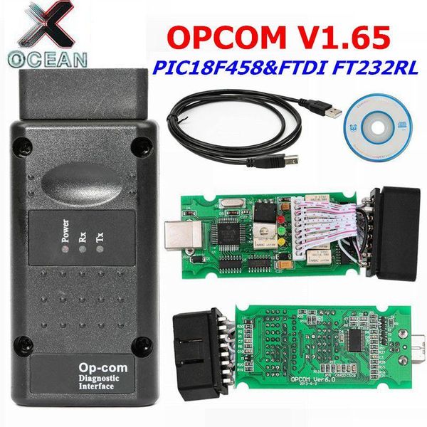 

opcom v1.65 for for pic18f458 & ftdi ft232rl chip hw opcom can-bus interface op com support english only