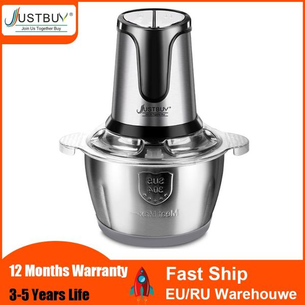 

500w stainless steel meat grinder chopper electric automatic mincing machine household grinder processor