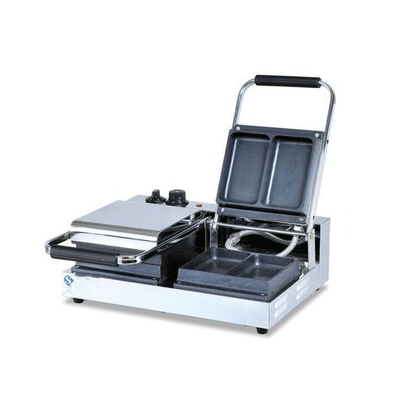 

bread makers commercial big model double head sandwich press maker machine,warmer burger machine