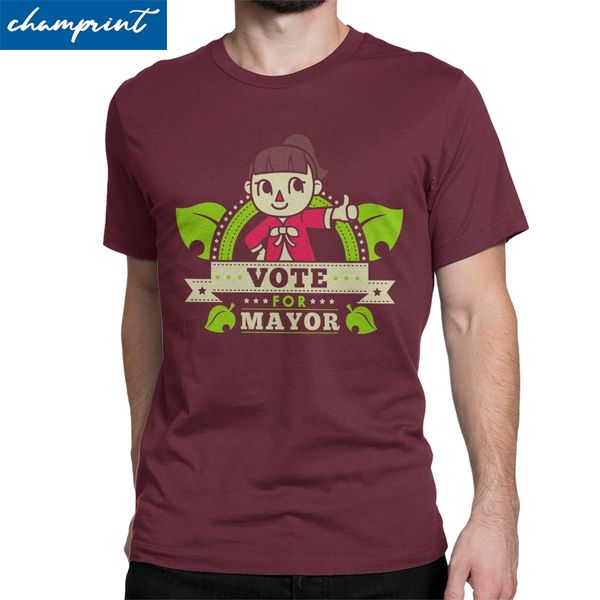 

awesome vote for her for crew neck animal crossing video games short sleeve plus size clothes sport hooded sweatshirt hoodie men t shirt