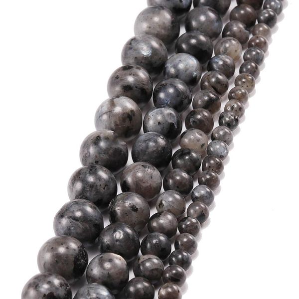 

1strand lot 4 6 8 10 12 мм лабрадорит натуральный камень черный спектролит круглые свободные разные бусины для ювелирных изделий diy браслет