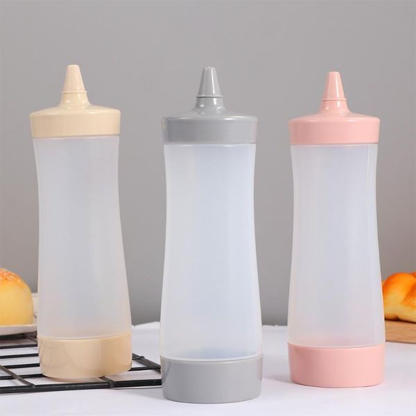 

storage bottles & jars 1pc squeeze bottle kitchen accessories gravy boat plastic sauce vinegar oil ketchup cruet condiment dispenser tool