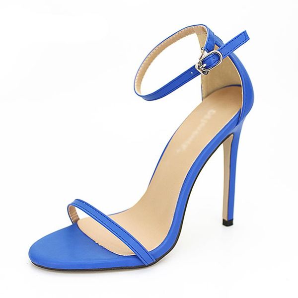 

sandals large size women's thin high heels fashion summer open toe casual daily design, Black