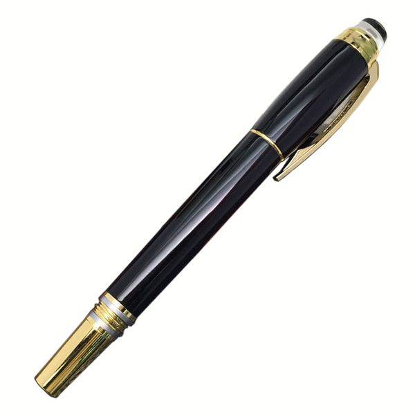 

yamalang signature pen black-metal flat crystal gift luxury roller ballpoint pens gold black rose-gold clip write good gifts