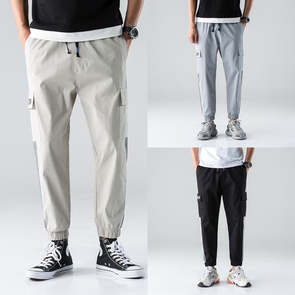 

k83ly лето ультра b3jc8 комбинезоны брюки комбинезоны случайные pantsmen моды пай капри тонкий подходят случайные штаны корейский trend тонк, Blue