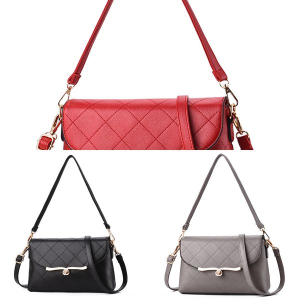 

rhombic embroidery crossbody small 2019 spring and summer new fashion shoulder bagshoulder bag korean style soft leather mother bag g7gve g7