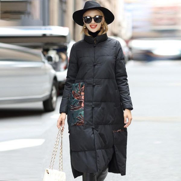 

real leather down jacket winter jacket women clothes 2019 genuine sheepskin coat female long down coats chaqueta mujer my33281, Black