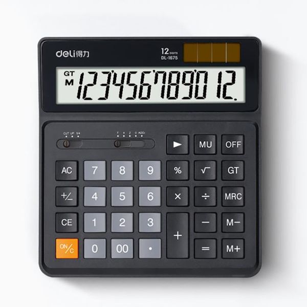 

горизонтальная версия широкоформатные калькулятор автоматическое отключение питания и режим двоевластия wear-resisitent кнопки два цвета для