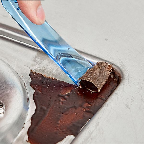 

plastic dirt removal shovel 3-in-1 multifunction kitchen stove dirt shovel decontamination scraper gap corner cleaning tool my-inf0667