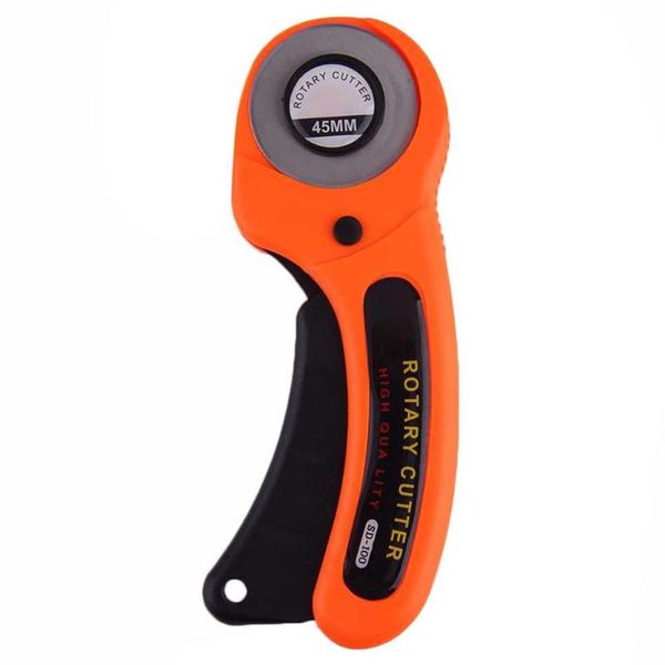 

2020 manual sharp round stylish 45mm rotary cutter roller quilter sewing quilting fabric cutting craft tool