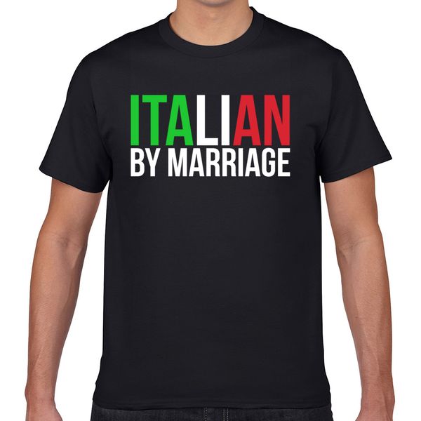 

t shirt men italian by marriage italia married humor humor white geek print male tshirt xxxl sport hooded sweatshirt hoodie