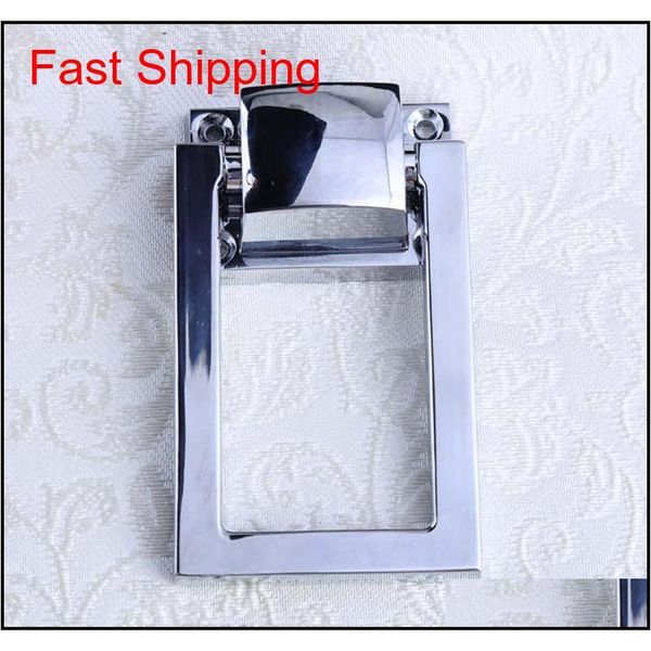 

modern simple unfold install drop rings silver wooden chair / sofa back pulls knobs chrome wooden door knock qylrby toys2010