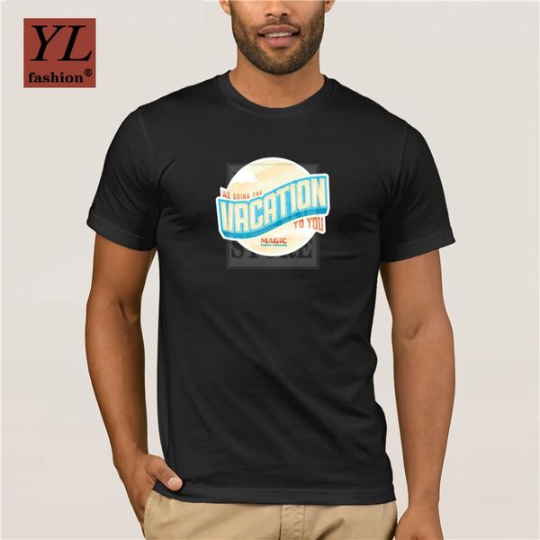 

летний fit тонкий мужчины футболки 100% хлопок men s спортивная we bring the vacation to you t shirt 2020 мода спорта толстовка с капюшоном
