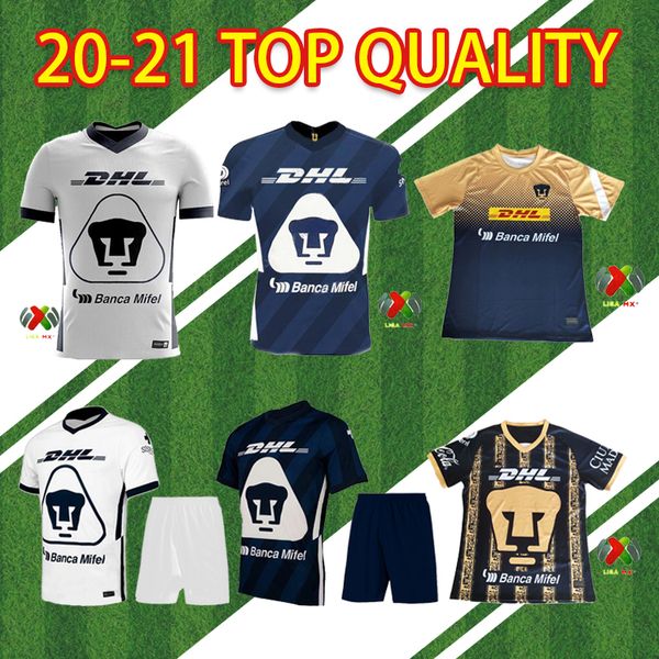 

2020 unam mexiko home fans version 2020 club universidad nacional soccer shirt van rankin 3rd castillo football uniform, Black;yellow