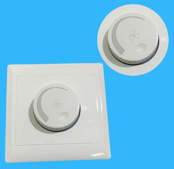 

1pc 220v 10a adjustment ceiling fan speed control switch wall button dimmer switch 'lirunzu