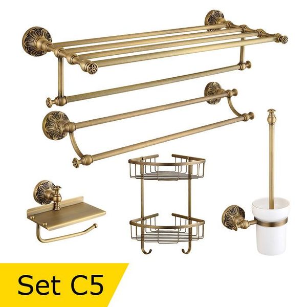 

лучшее качество bronze аксессуары для ванной комнаты все в одном пакете free combination solid brass boutique hotel collection yxlwmc dh_nic