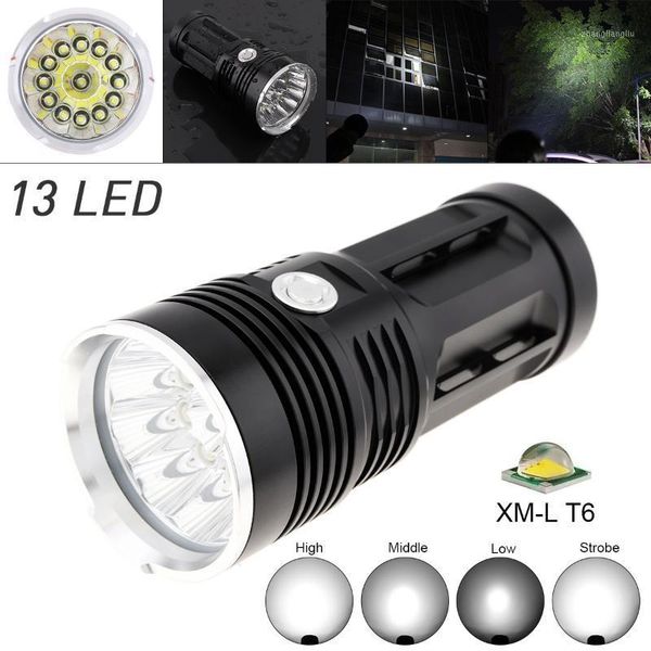 

13x xml-t6 led 2000lm super bright backpacking hunting fishing torch flash lamp1