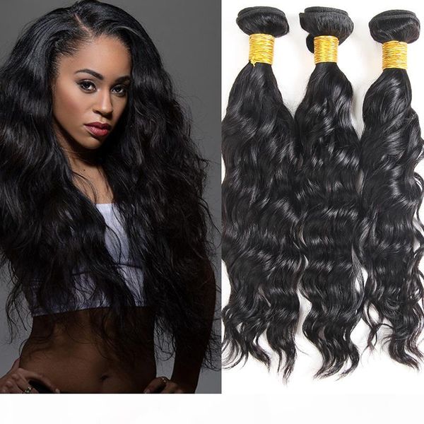 

mink brazilian hair bundles wefts indian peruvian water wave hair extension 100% unprocessed brazilian human hair bundles weaves, Black