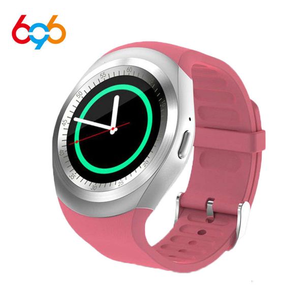 

y1 watch can be inserted into the card to make a call bluetooth movement meter step round screen student elderly smart