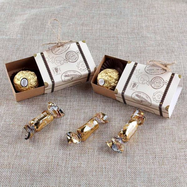 

ourwarm travel theme paper kraft candy gift box свадебные сувениры для гостей невесты жениха свадьба партии товары украшение wmtuhv lottery2