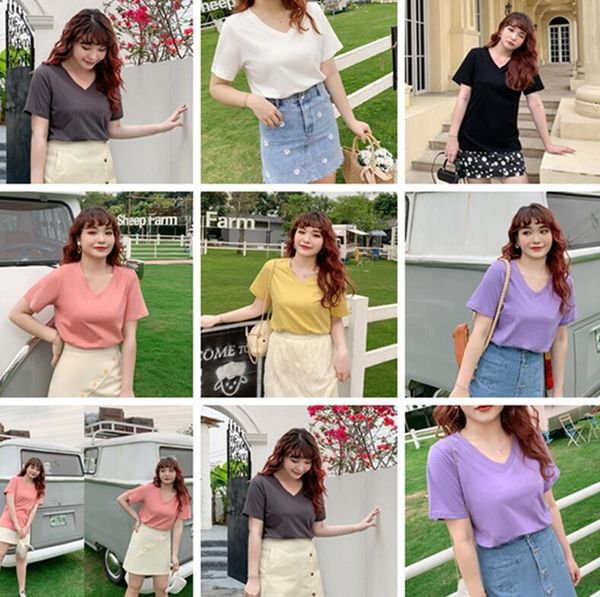 

l-5xl women t-shirt summer solid color print pullover hoodies autumn round neck loose blouses shirt casual sport tees new cz1019a, White