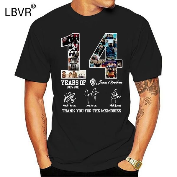 

14 лет jonas brothers спасибо за воспоминания футболка хлопок мужчины s-6xl спорта с капюшоном hoodie