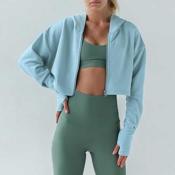 

2020 осень зима толстовки женщины толстовки вскользь сыпучие zipper с длинным рукавом женский толстовка уличная твердые вершины толстовка же, Black