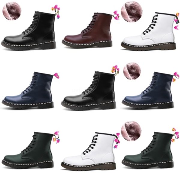

women plaid tweed platform flat ankle boot patent calfskin martin boots black white leather gingham lace-up winter shoes motorcycle b#317322