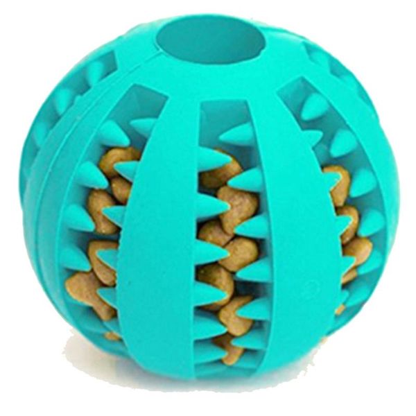 

7cm pet dog toys ball nontoxic bite resistant toy ball for pet dogs dog treat feeder tooth cleaning products 34 s1