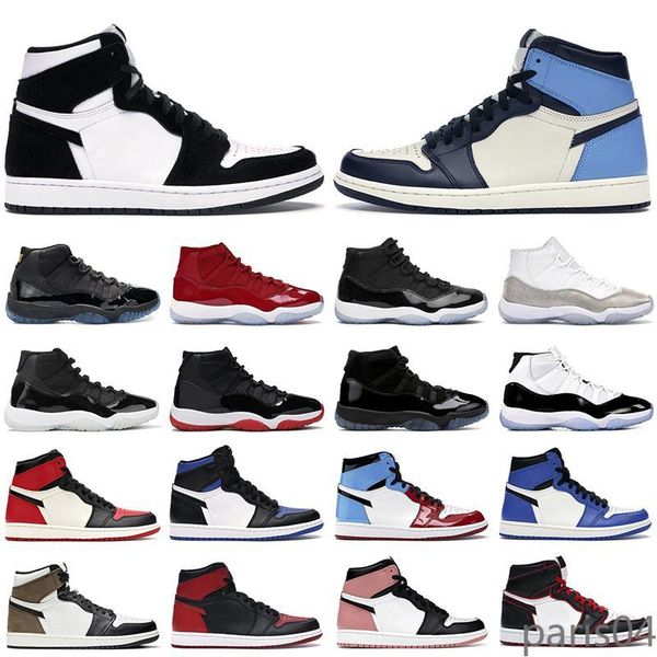 

sport shoes jumpman 1s designer shoes athletics sneakers for women sports torch hare game royal pine green outdoor jogging shoes pa, Black